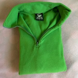Green 1/4 Zip Fleece Pullover